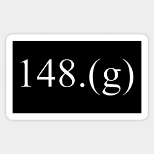 148.(g) Sticker